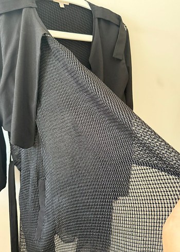 40 Beden siyah Renk orijinal Twist siyah hırka ceket