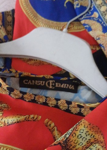 Zincir Detaylı Bohem Uzun Desenli Elbise - Görsel 4