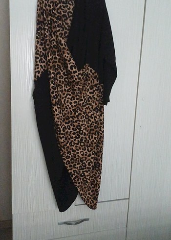 Leopar Desenli Uzun Hamile Tunik - Görsel 6