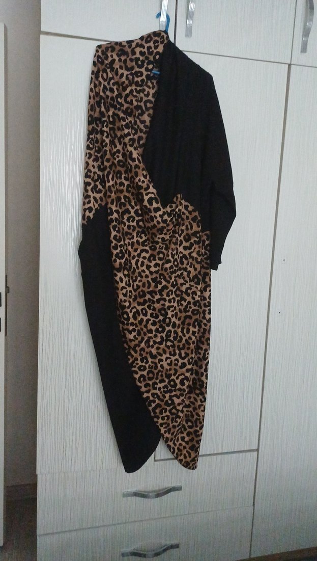 Leopar Desenli Uzun Hamile Tunik - Görsel 5