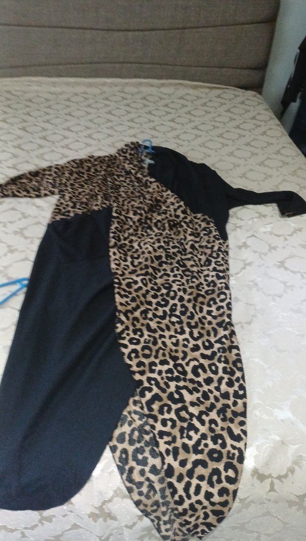 Leopar Desenli Uzun Hamile Tunik - Görsel 2