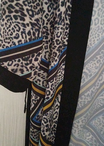 Kadın Bohem Desenli Uzun Kimono - Görsel 5