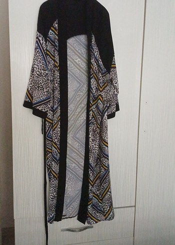 Kadın Bohem Desenli Uzun Kimono - Görsel 3