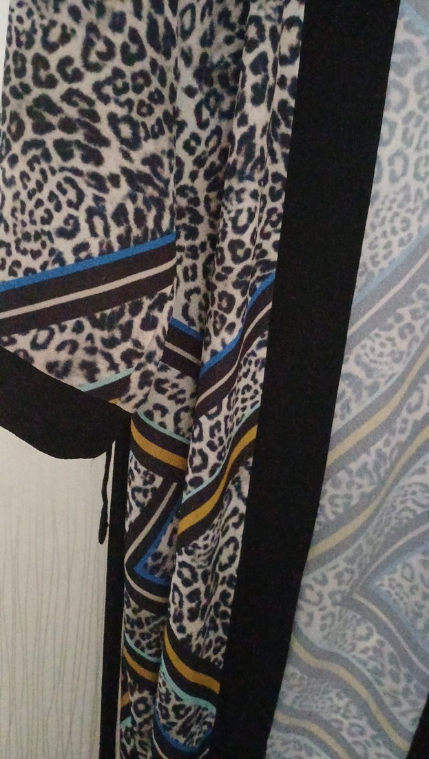 Kadın Bohem Desenli Uzun Kimono - Görsel 5