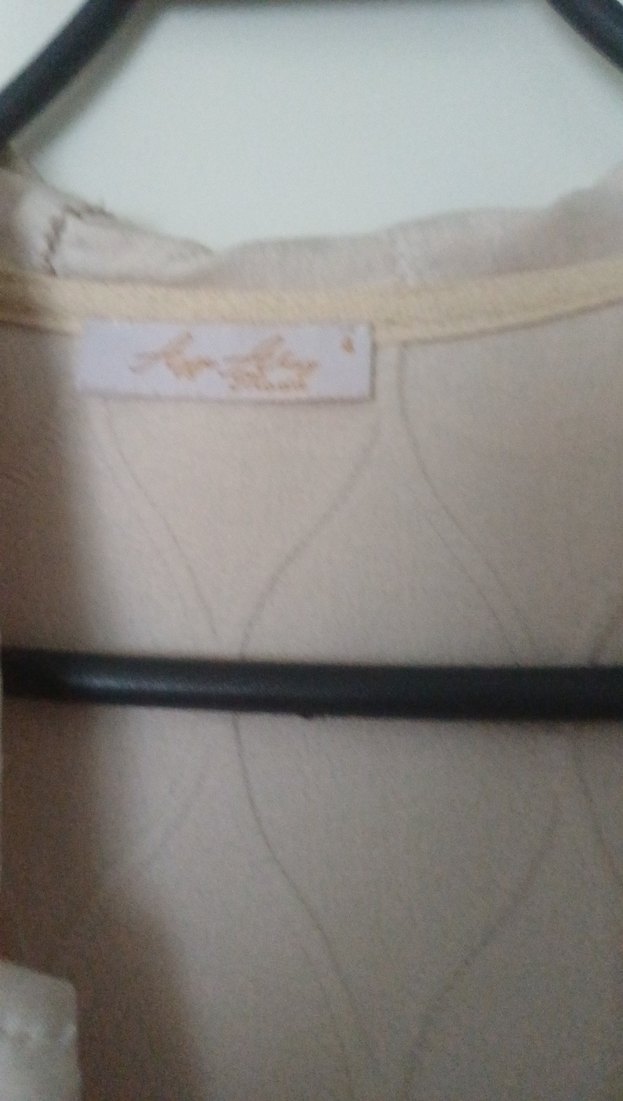 Bej Keten Düğmeli Midi Kadın Yelek - Görsel 4