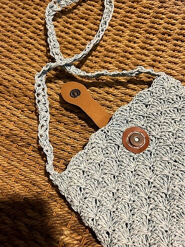 Bershka Örme hasır çanta