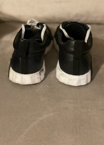 Hermes Siyah Bağcıklı casual ayakkabı hakiki deri - Görsel 5