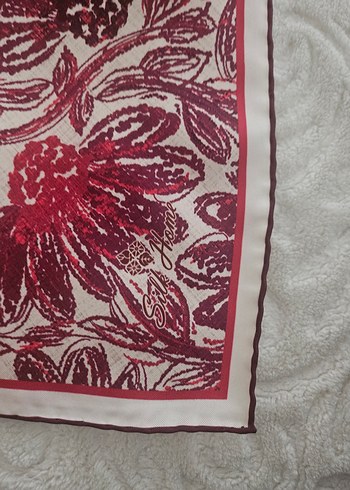 Bordo Dantel Detaylı Bohem Kadın esap silk home marka - Görsel 2