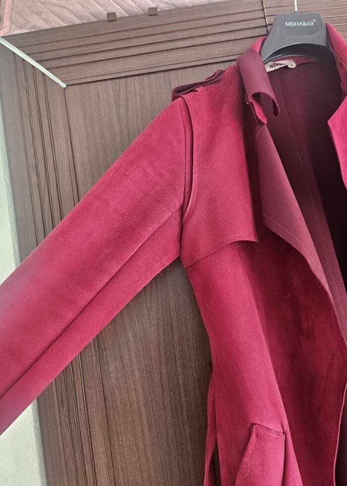 Trenckot süet  - Görsel 4