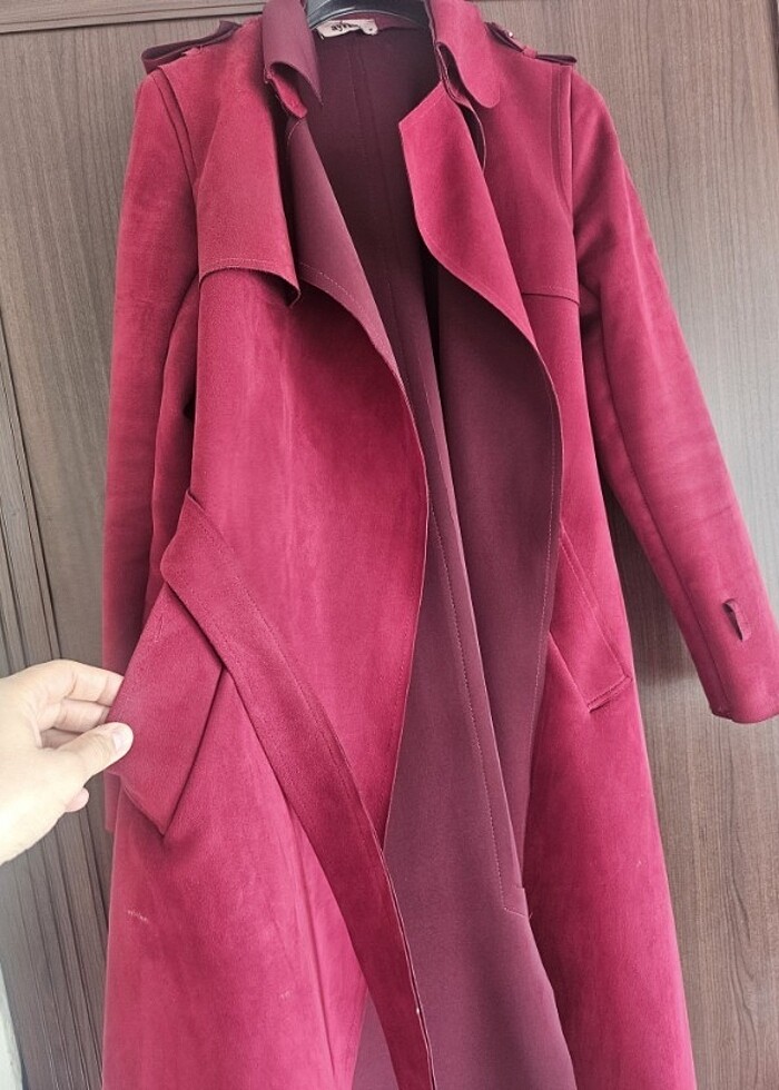 Trenckot süet  - Görsel 5