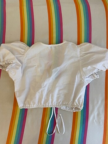 s Beden beyaz Renk coquette crop
