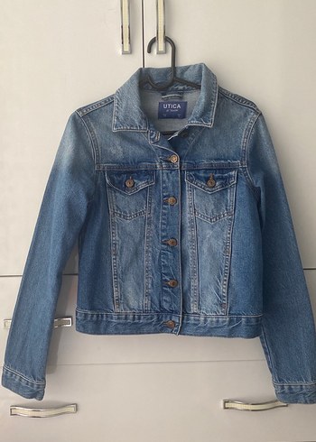 Mavi Düğmeli Denim Ceket