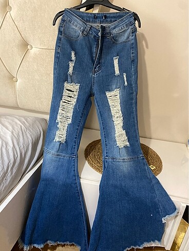 Zara Leg asimetrik jean pantolon