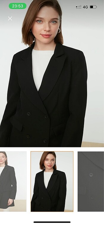 36 Beden Astarlı blazer ceket