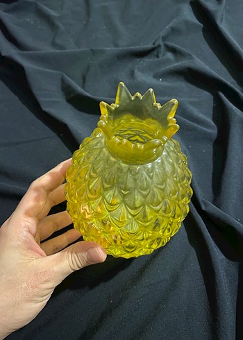 Parlak Altın Ananas Vazo - Görsel 3