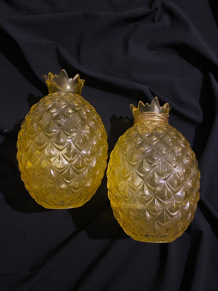 Parlak Altın Ananas Vazo - Görsel 5