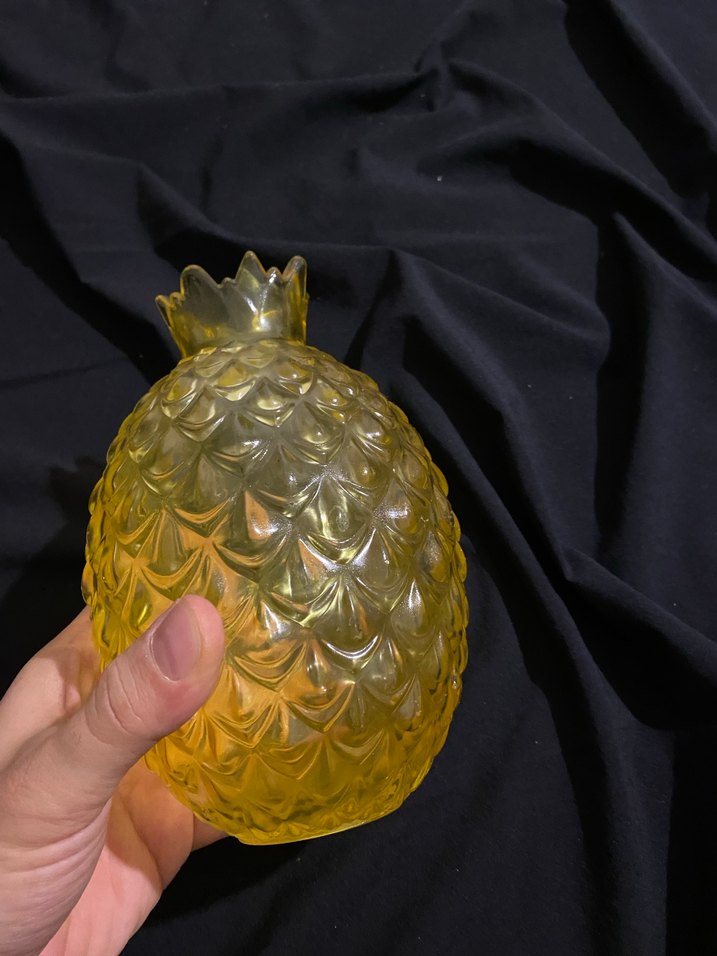 Parlak Altın Ananas Vazo - Görsel 2