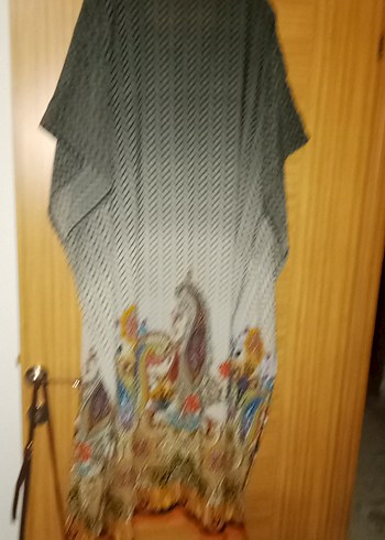 Diğer Bohem Çok Renkli Kadın Uzun Elbise ve Hardal rengi günlük elbise