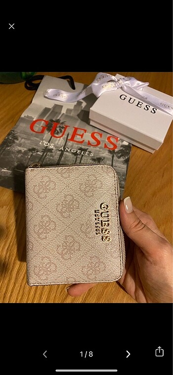 Guess Logolu Cüzdan