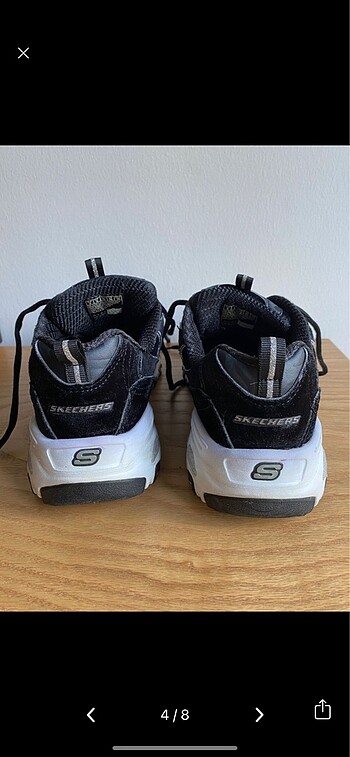 39 Beden siyah Renk Skechers Kadife D'Lites Siyah Spor