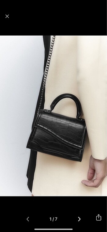ZARA MINI CITY BAG WITH ASYMMETRIC FLAP