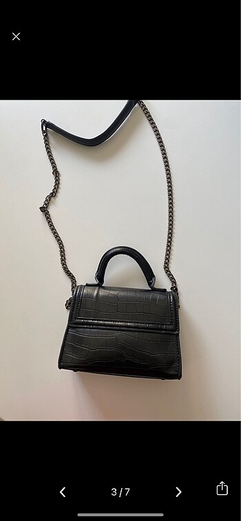 Beden ZARA MINI CITY BAG WITH ASYMMETRIC FLAP