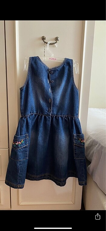 LC Waikiki 5-6 yaş kız çocuk kot elbise