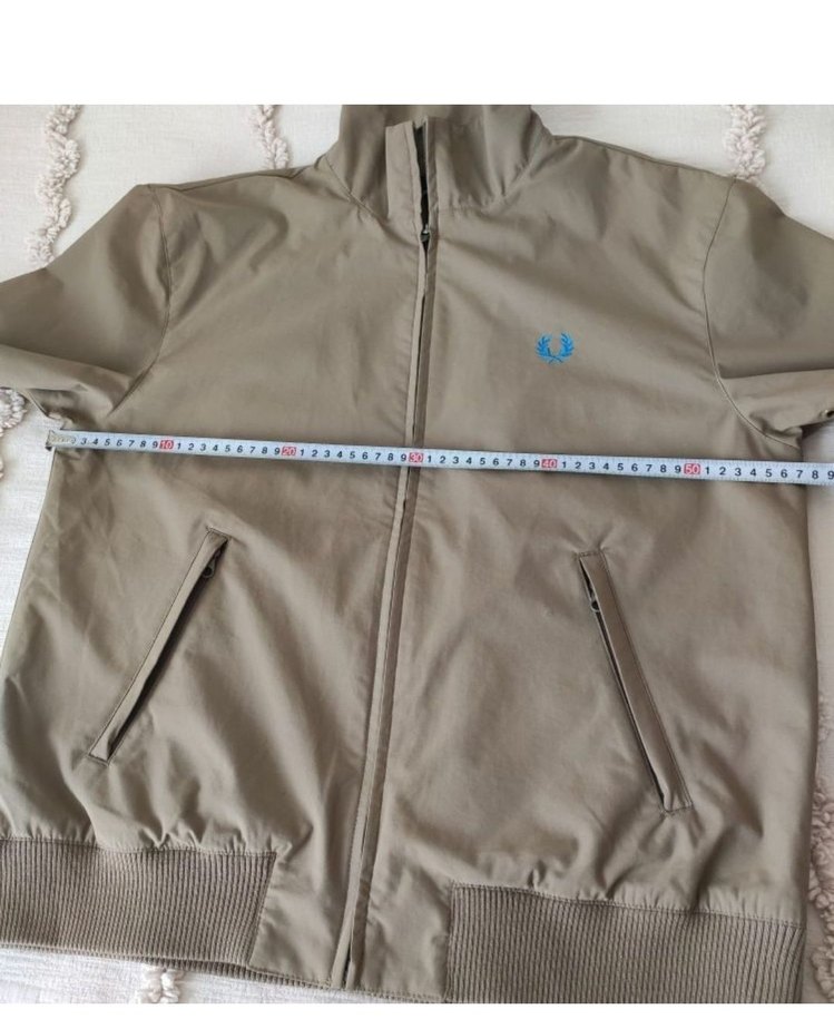 Fred Perry Bej Fermuarlı Mont — görsel 7/7