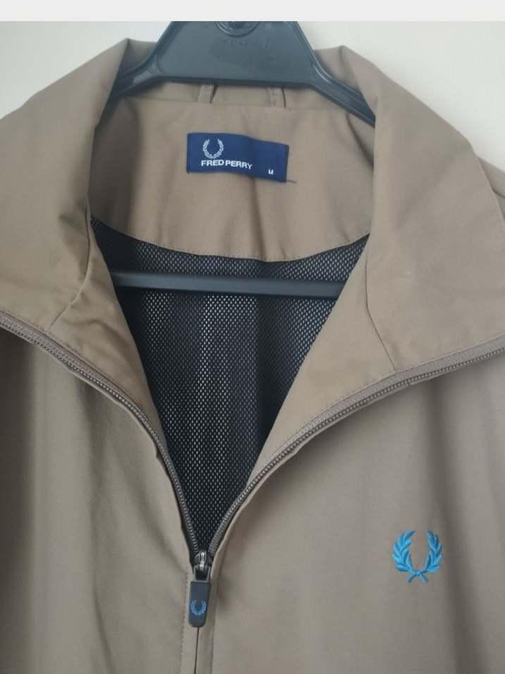 Fred Perry Bej Fermuarlı Mont — görsel 5/7