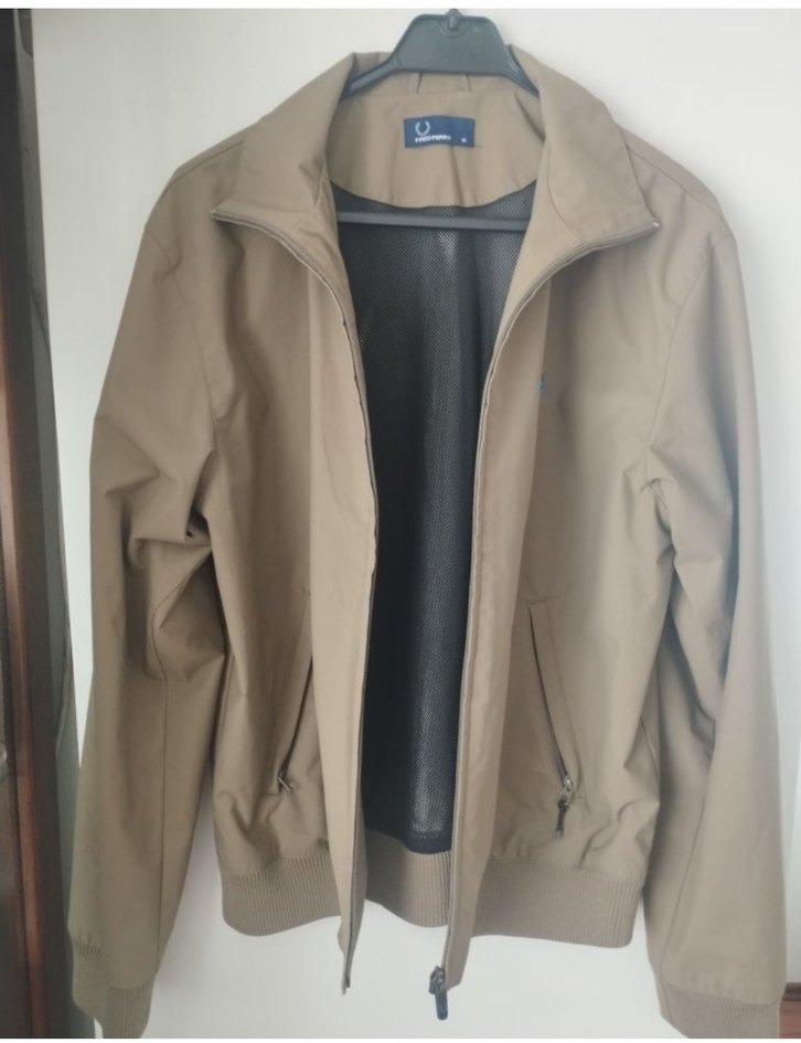 Fred Perry Bej Fermuarlı Mont — görsel 4/7