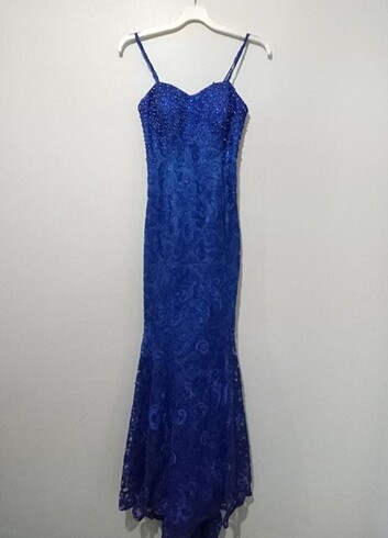 Saks mavi abiye - Görsel 2