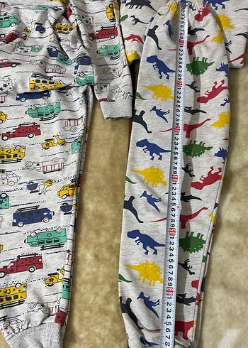 Renkli Desenli Erkek Çocuk Pijama Takımları - Görsel 2
