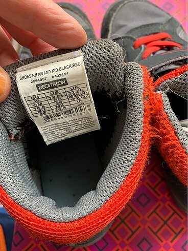 30 Beden Decathlon çocuk ayakkabı