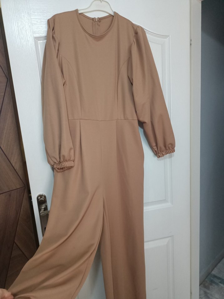 Bej Kemerli Kadın Uzun Tulum - Görsel 2