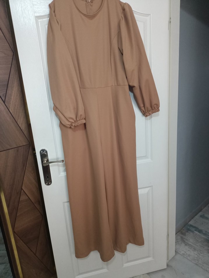 Bej Kemerli Kadın Uzun Tulum - Görsel 3