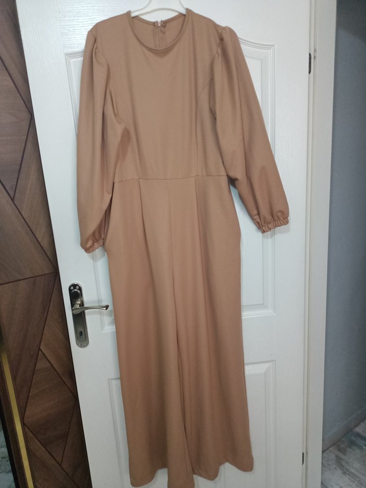 Bej Kemerli Kadın Uzun Tulum - Görsel 4