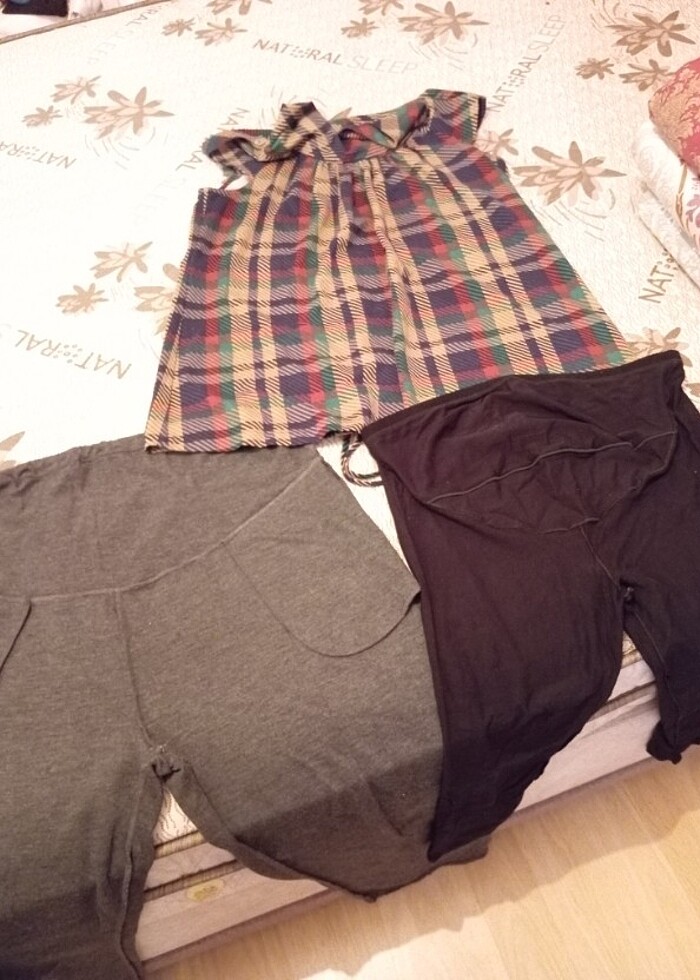 Hamile pijama tayt üst - Görsel 5