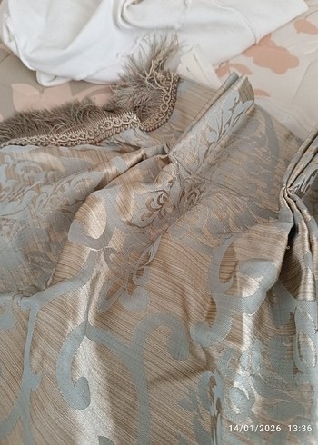 Gri Nakışlı Perde - Klasik Stil - Görsel 5