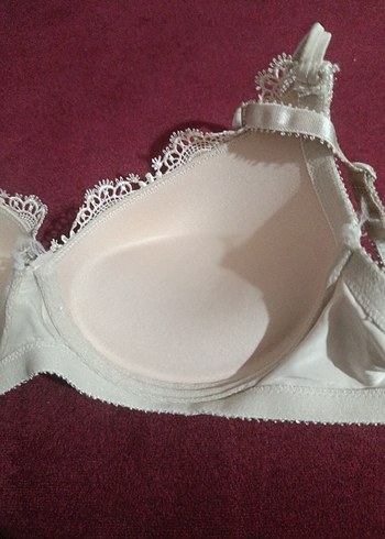 Nakışlı Beyaz Vintage Bohem Sütyen - Görsel 3