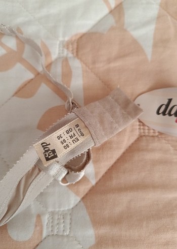 Nakışlı Beyaz Vintage Bohem Sütyen - Görsel 5