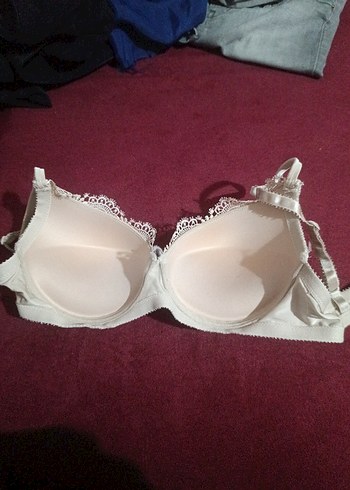 Nakışlı Beyaz Vintage Bohem Sütyen - Görsel 4