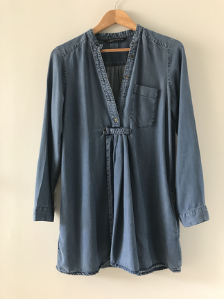 Zara Denim Mini Elbise