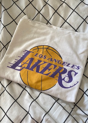 Los Angeles Lakers Beyaz Tişört