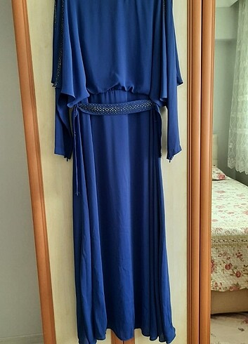 xxl Beden mavi Renk Sorunsuz elbise