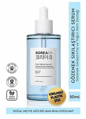 Gözenek sıklaştırıcı ampul koreaco