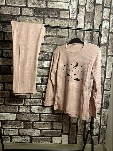 Diğer Paporlu interlok kumaş pijama takımı