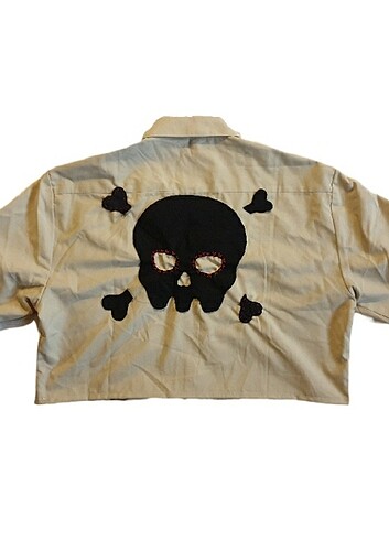 Cropped Skull Custom Design Shirt