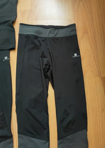 Siyah Çocuk Spor Tayt ve Atlet Takımı - Görsel 2