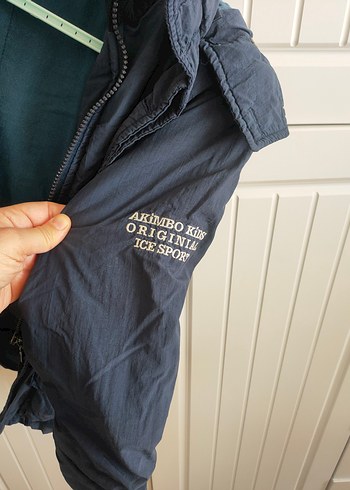 Erkek Çocuk Koyu Mavi Fermuarlı Mont - Görsel 7