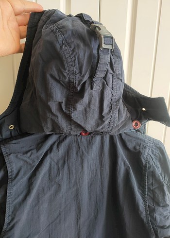 Erkek Çocuk Koyu Mavi Fermuarlı Mont - Görsel 6